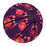 Cute Crab Pattern Print Basketball