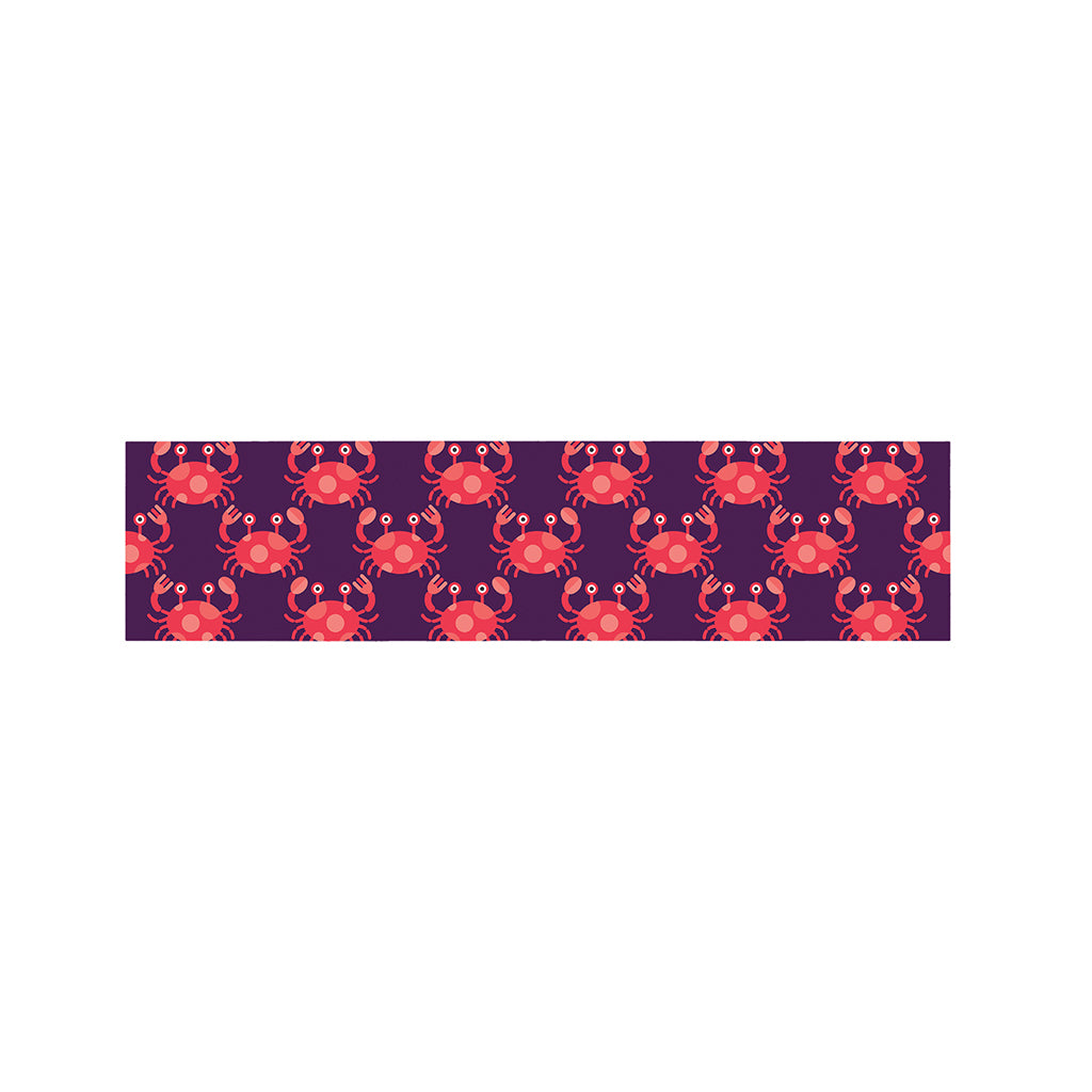 Cute Crab Pattern Print Bed Runner
