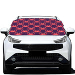 Cute Crab Pattern Print Car Windshield Snow Cover