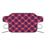 Cute Crab Pattern Print Car Windshield Snow Cover