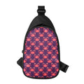 Cute Crab Pattern Print Sling Bag
