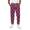 Cute Crab Pattern Print Cotton Sweatpants