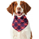 Cute Crab Pattern Print Dog Bandana