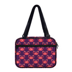 Cute Crab Pattern Print Double Strap Bible Bag