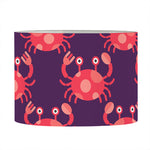 Cute Crab Pattern Print Drum Lamp Shade