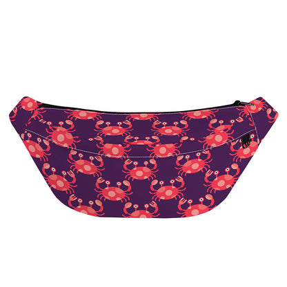 Cute Crab Pattern Print Fanny Pack
