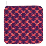 Cute Crab Pattern Print Hand Towel