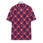 Cute Crab Pattern Print Hawaiian Shirt