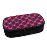 Cute Crab Pattern Print Insulin Cooler Travel Case