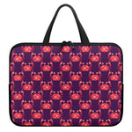 Cute Crab Pattern Print Laptop Sleeve With Handle