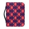 Cute Crab Pattern Print Leather Bible Cover