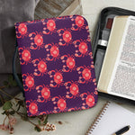 Cute Crab Pattern Print Leather Bible Cover