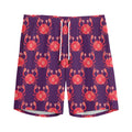 Cute Crab Pattern Print Men's Athletic Shorts