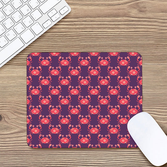 Cute Crab Pattern Print Mouse Pad