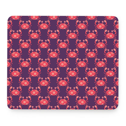 Cute Crab Pattern Print Mouse Pad