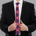 Cute Crab Pattern Print Necktie