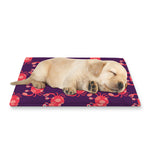 Cute Crab Pattern Print Pet Cooling Mat Cover