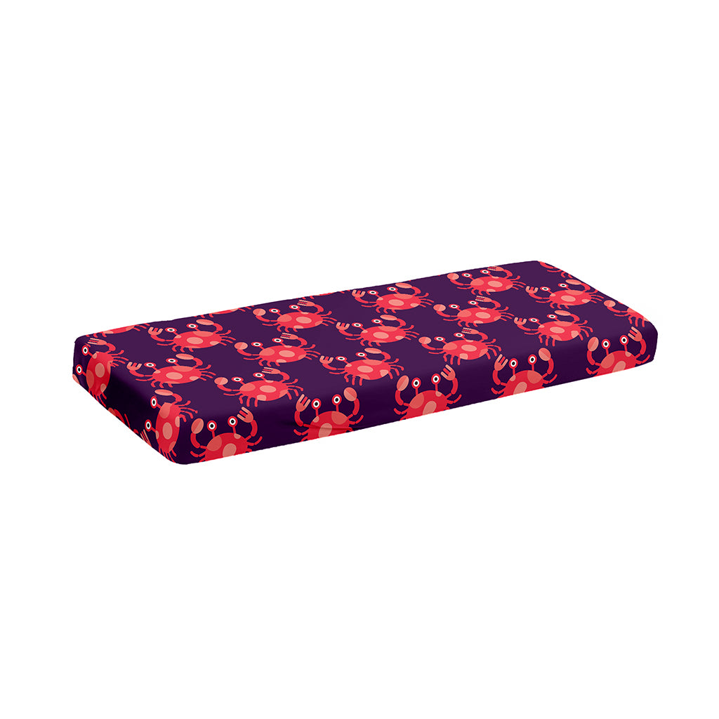 Cute Crab Pattern Print Piano Keyboard Cover