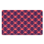 Cute Crab Pattern Print Polyester Doormat
