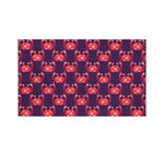 Cute Crab Pattern Print Polyester Flag