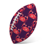 Cute Crab Pattern Print Rugby Ball