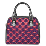 Cute Crab Pattern Print Shoulder Handbag