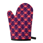 Cute Crab Pattern Print Single Oven Mitt