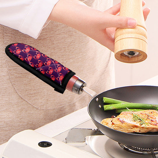 Cute Crab Pattern Print Skillet Handle Cover