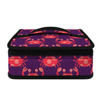 Cute Crab Pattern Print Small Lunch Bag