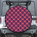Cute Crab Pattern Print Tire Cover