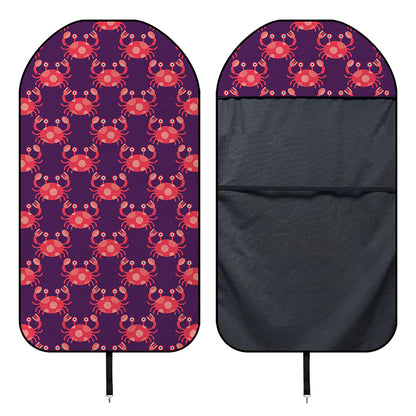 Cute Crab Pattern Print Waterproof Car Seat Cover