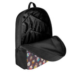 Cute Cupcake Pattern Print 17 Inch Backpack