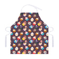 Cute Cupcake Pattern Print Adjustable Apron