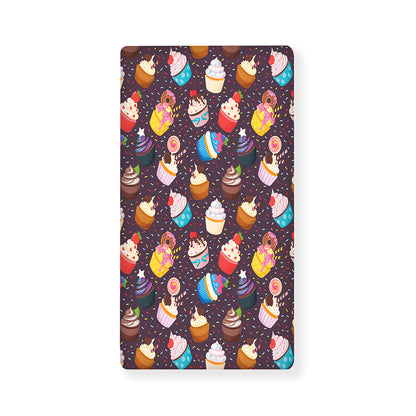Cute Cupcake Pattern Print Baby Crib Sheet