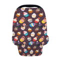 Cute Cupcake Pattern Print Baby Seat Cover