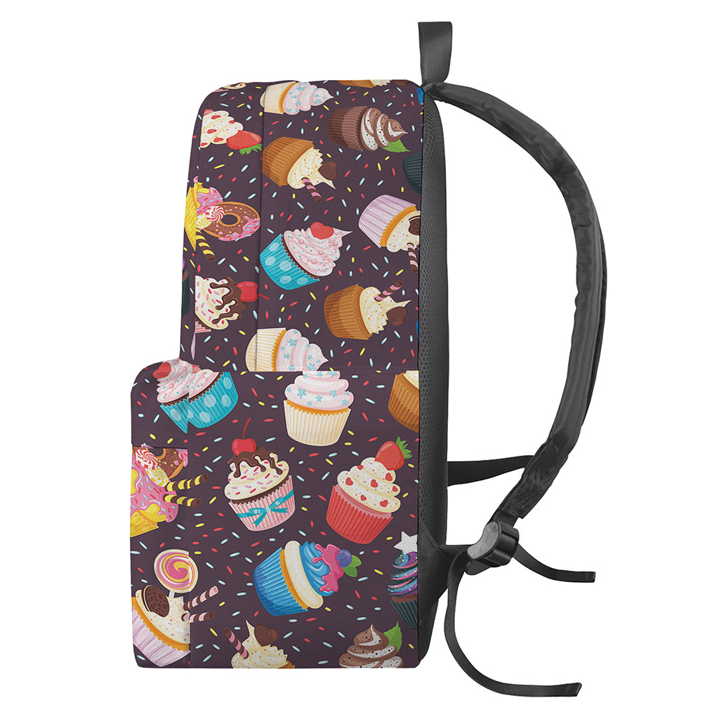 Cute Cupcake Pattern Print Backpack