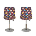 Cute Cupcake Pattern Print Bar Stool Covers