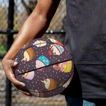 Cute Cupcake Pattern Print Basketball