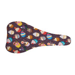 Cute Cupcake Pattern Print Bicycle Seat Cover