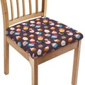 Cute Cupcake Pattern Print Chair Cushion Cover