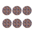 Cute Cupcake Pattern Print Coaster Set
