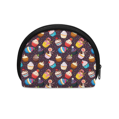 Cute Cupcake Pattern Print Coin Purse