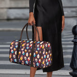 Cute Cupcake Pattern Print Duffle Bag