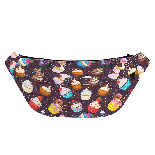 Cute Cupcake Pattern Print Fanny Pack