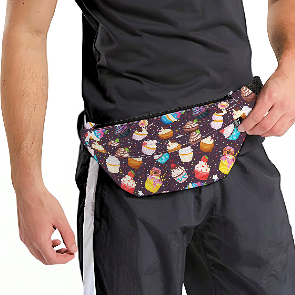 Cute Cupcake Pattern Print Fanny Pack
