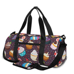 Cute Cupcake Pattern Print Gym Bag