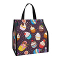 Cute Cupcake Pattern Print Insulated Lunch Tote