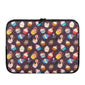 Cute Cupcake Pattern Print Laptop Sleeve