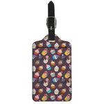 Cute Cupcake Pattern Print Luggage Tag