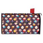 Cute Cupcake Pattern Print Mailbox Cover